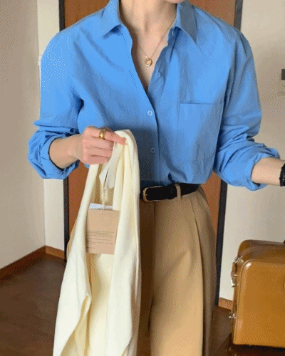 로렌  아이브 스프링 컬러 셔츠(55~77)